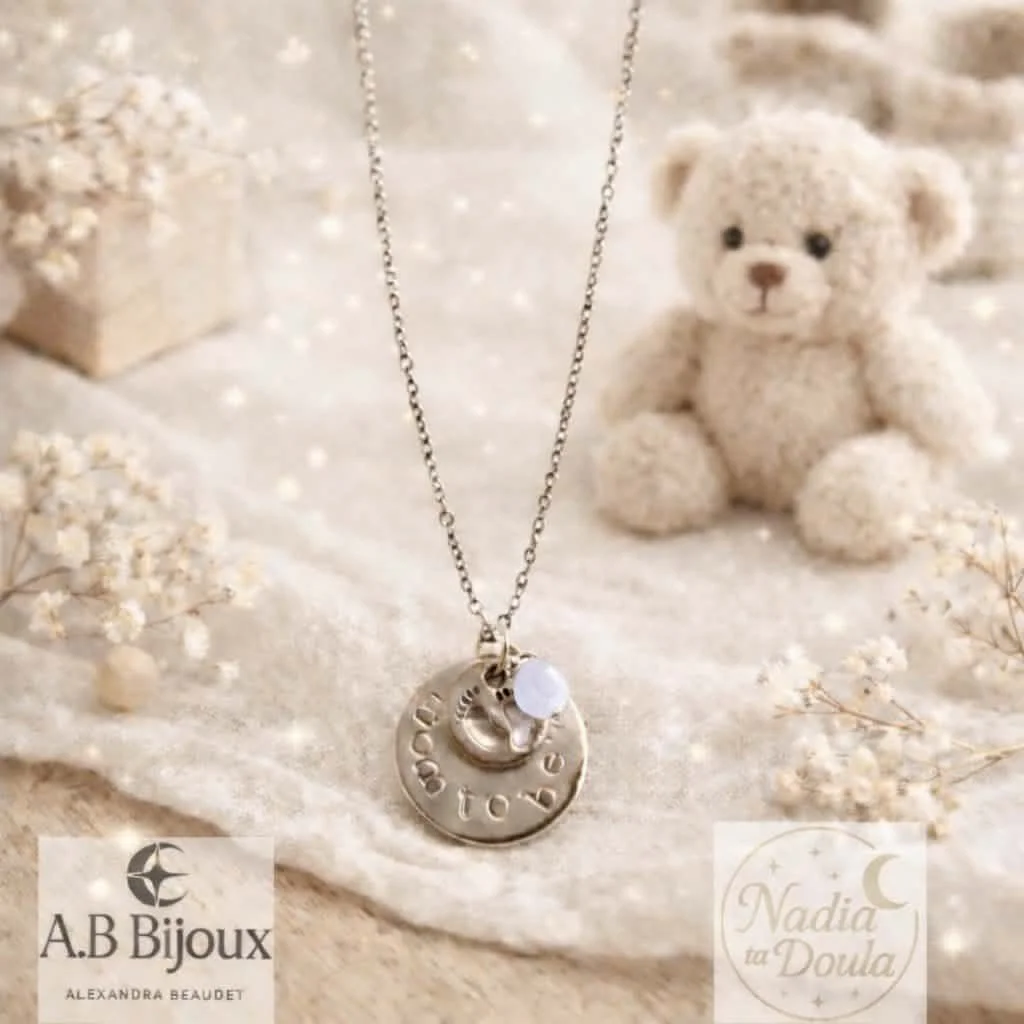 Collier Mom to be — Perle d'eau douce